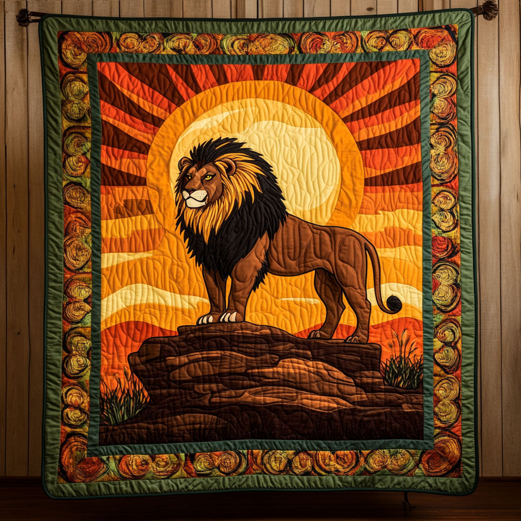Lion Sunset WY1605024CL Quilt