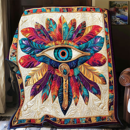 Feather Eye Of Horus WY1002068CL Quilt