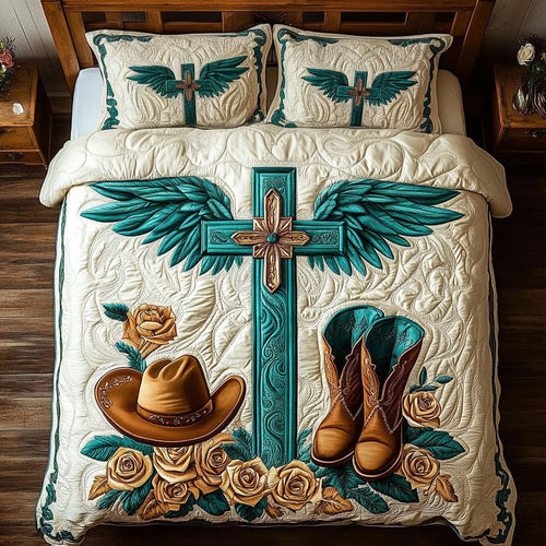 Cowboy And God WY3004057CL Duvet Cover Set