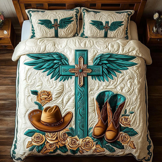 Cowboy And God WY3004057CL Duvet Cover Set
