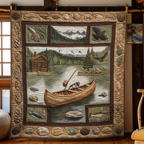 Fishing Day WY1803035CL Quilt