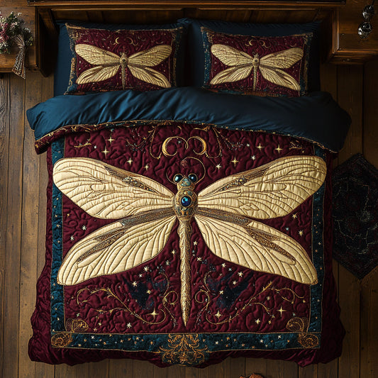 Golden Dragonfly WY0605043CL Duvet Cover Set