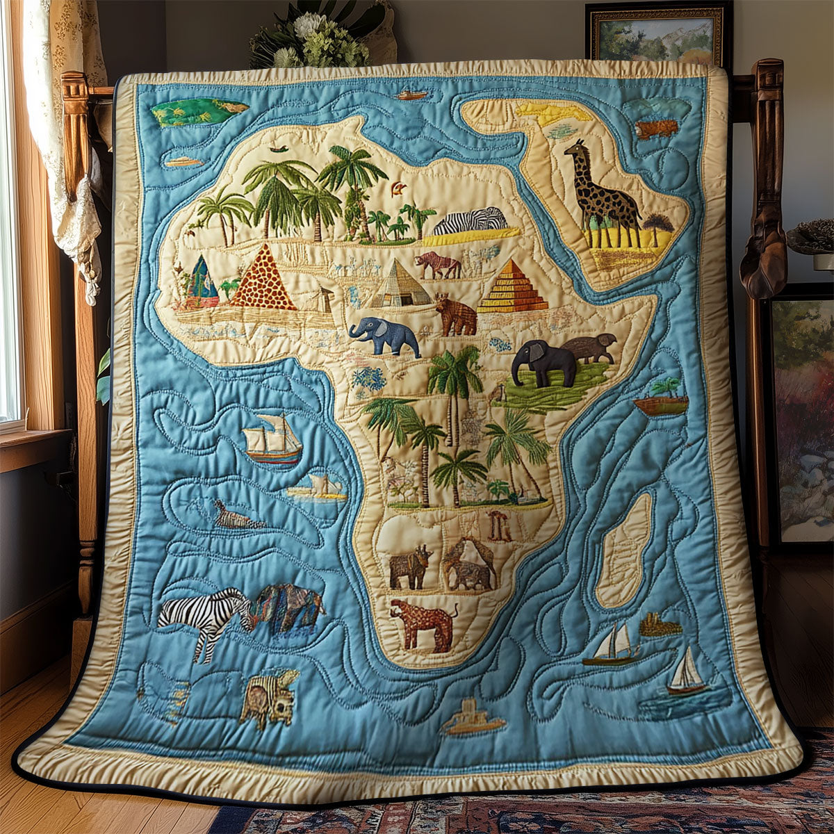 Mystical Continent WY1003033CL Quilt