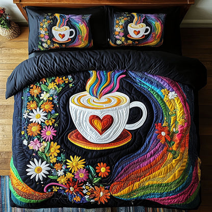 Bright Garden Brew WY0605041CL Duvet Cover Set