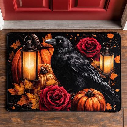 Mystic Pumpkin Crow CW1308015CL Doormat