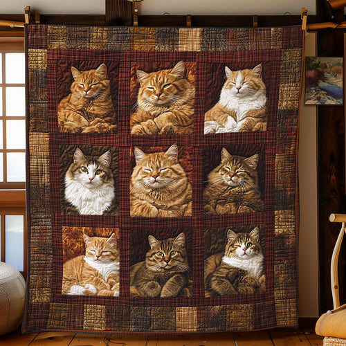 Fluffy Cat WY1303052CL Quilt