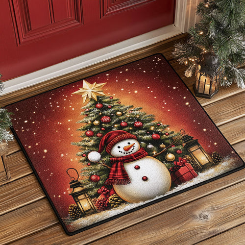 Happy Snowman CW1408062CL Doormat