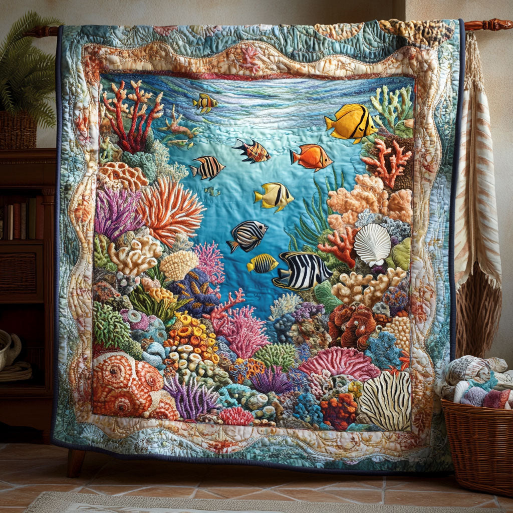 Underwater Garden WY1407087CL Quilt