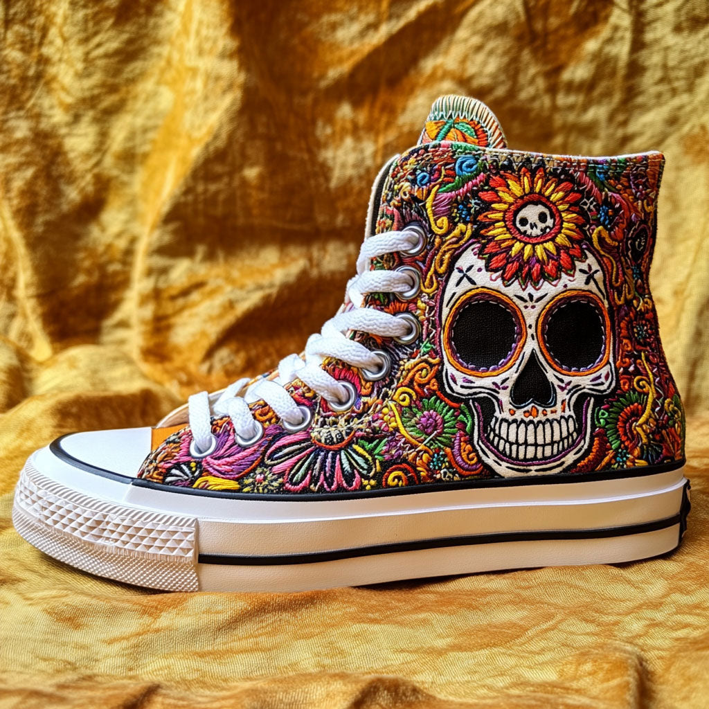 Mystic Skull WN2709054CL Canvas High-Tops
