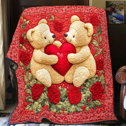 Couple Teddy Bear WY1002041CL Quilt