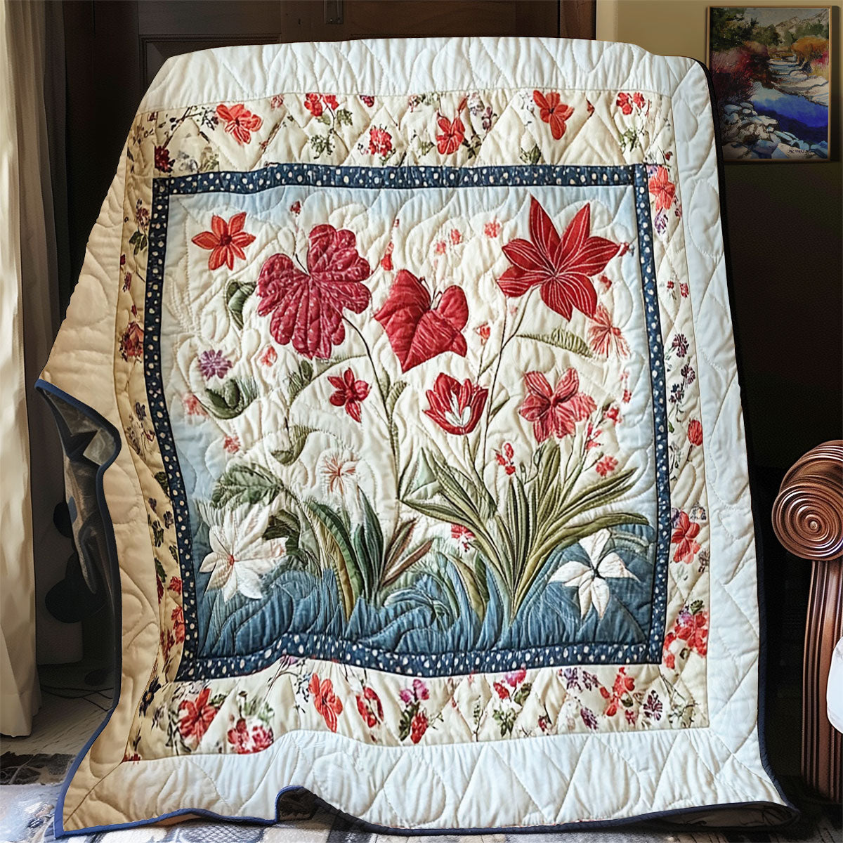 Beautiful Garden WY1403002CL Quilt