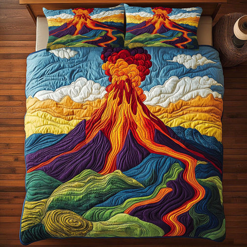 Lava Flow Dreams WY2406067CL Duvet Cover Set