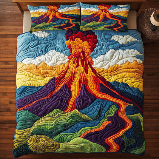 Lava Flow Dreams WY2406067CL Duvet Cover Set