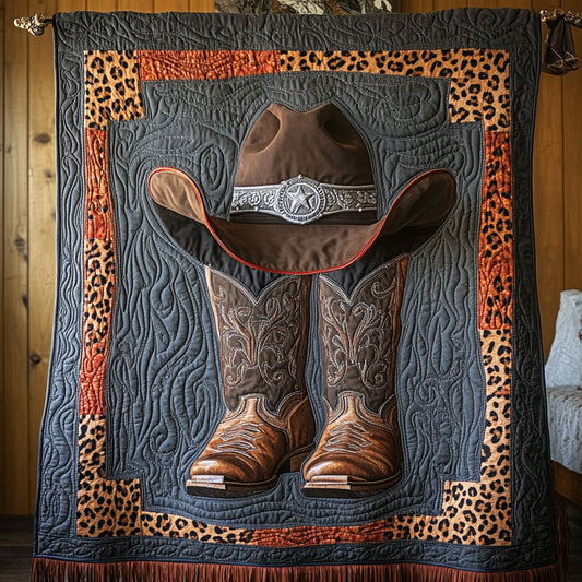 Vintage Cowboy WY1806023CL Quilt