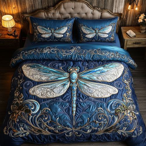 Turquoise Dragonfly CM1305032CL Duvet Cover Set
