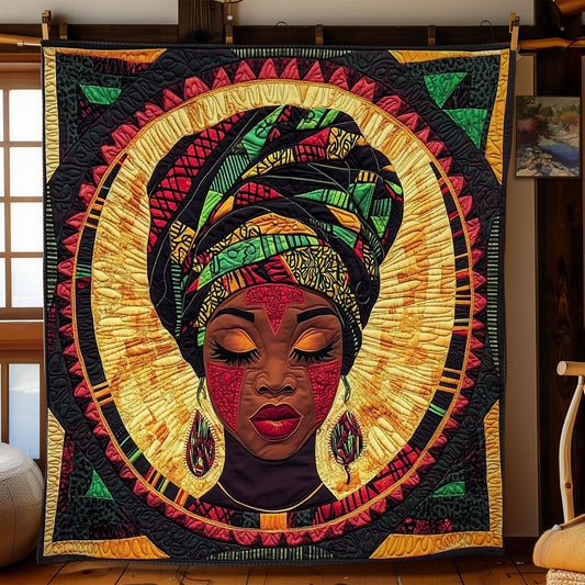 African Portrait WY0503086CL Quilt