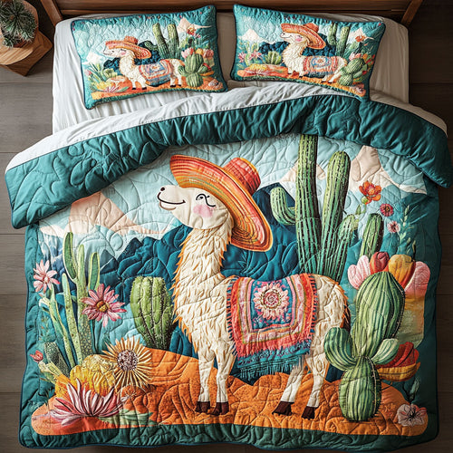 Llama In Desert WY0802068CL Duvet Cover Set