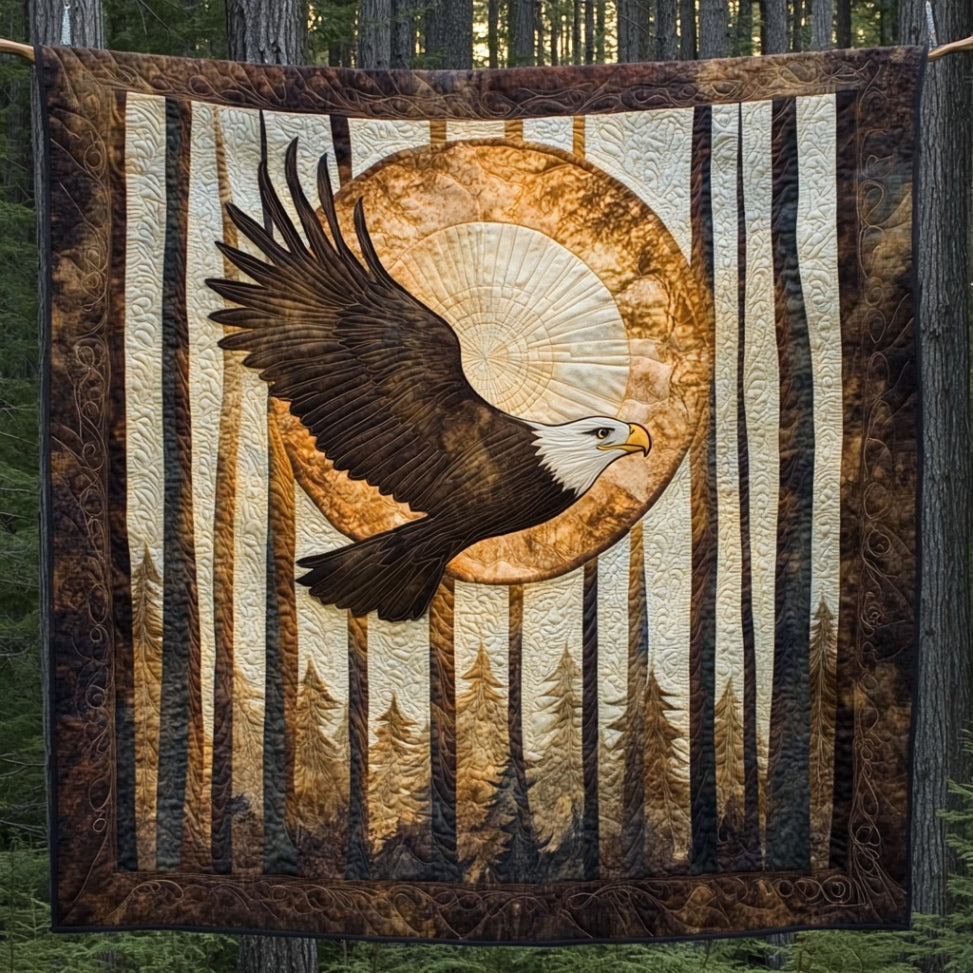 Eagle In The Forest WU1801067CL Quilt