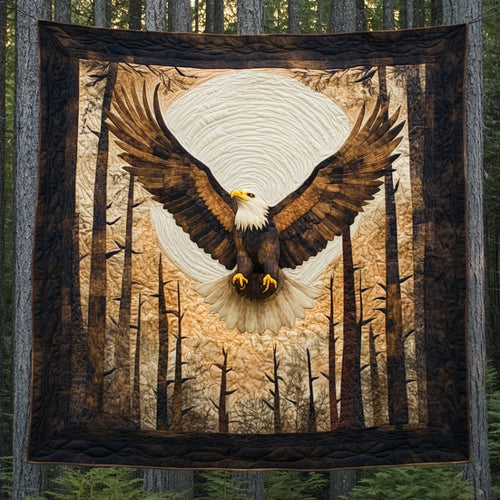 Eagle In The Forest WU1801068CL Quilt