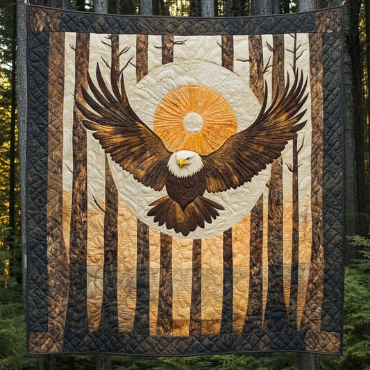 Eagle In The Forest WU1801069CL Quilt