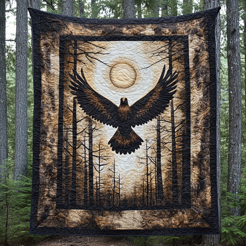 Eagle In The Forest WU1801070CL Quilt