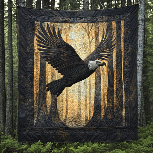 Eagle In The Forest WU1801072CL Quilt