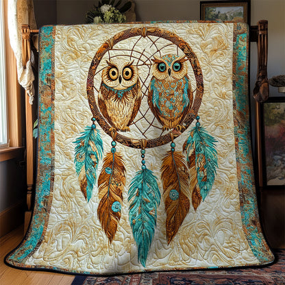 Couple Owl And Dreamcatcher WY1002039CL Quilt