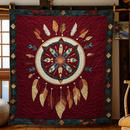 Native American Feather WY0503119CL Quilt