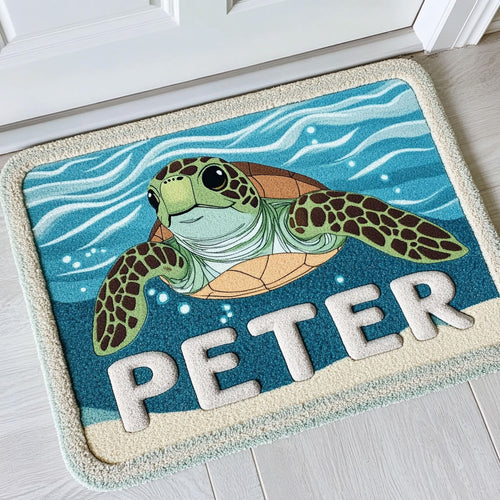 BeneathThe Blue WJ1508004CL Personalized Doormat