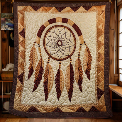 Native Feather Dreamcatcher WY0503121CL Quilt