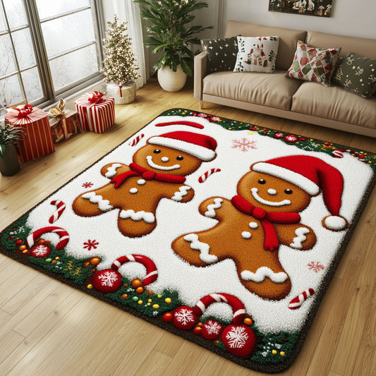 Gingerbread Smile CW2708060CL Area Rug