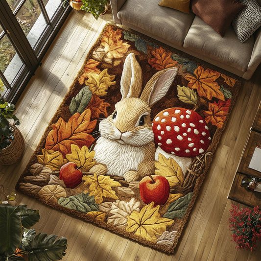 Autumn Bunny Forest CW1308001CL Area Rug