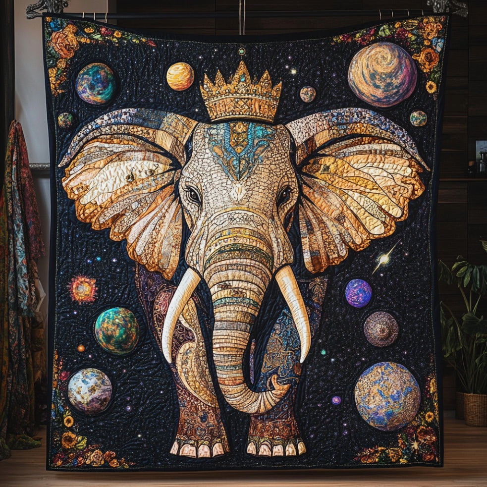 Elephant Queen WU0401033CL Quilt