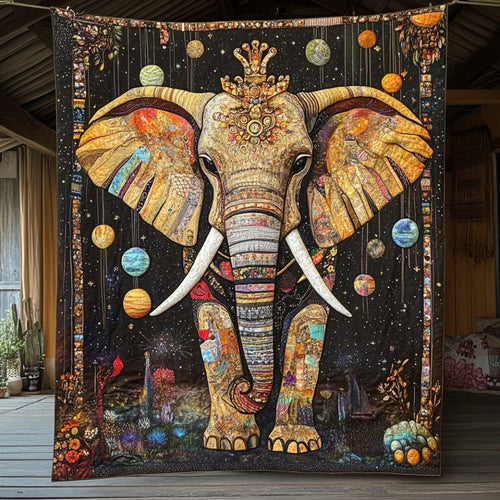 Elephant Queen WU0401034CL Quilt