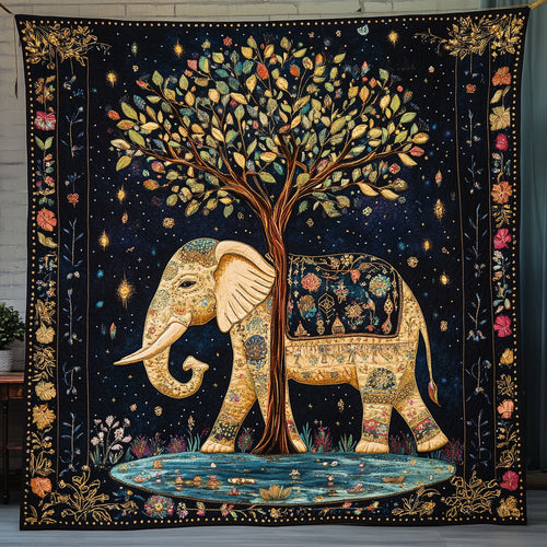 Elephant Wisdom & Rooted Soul WU1303021CL Quilt