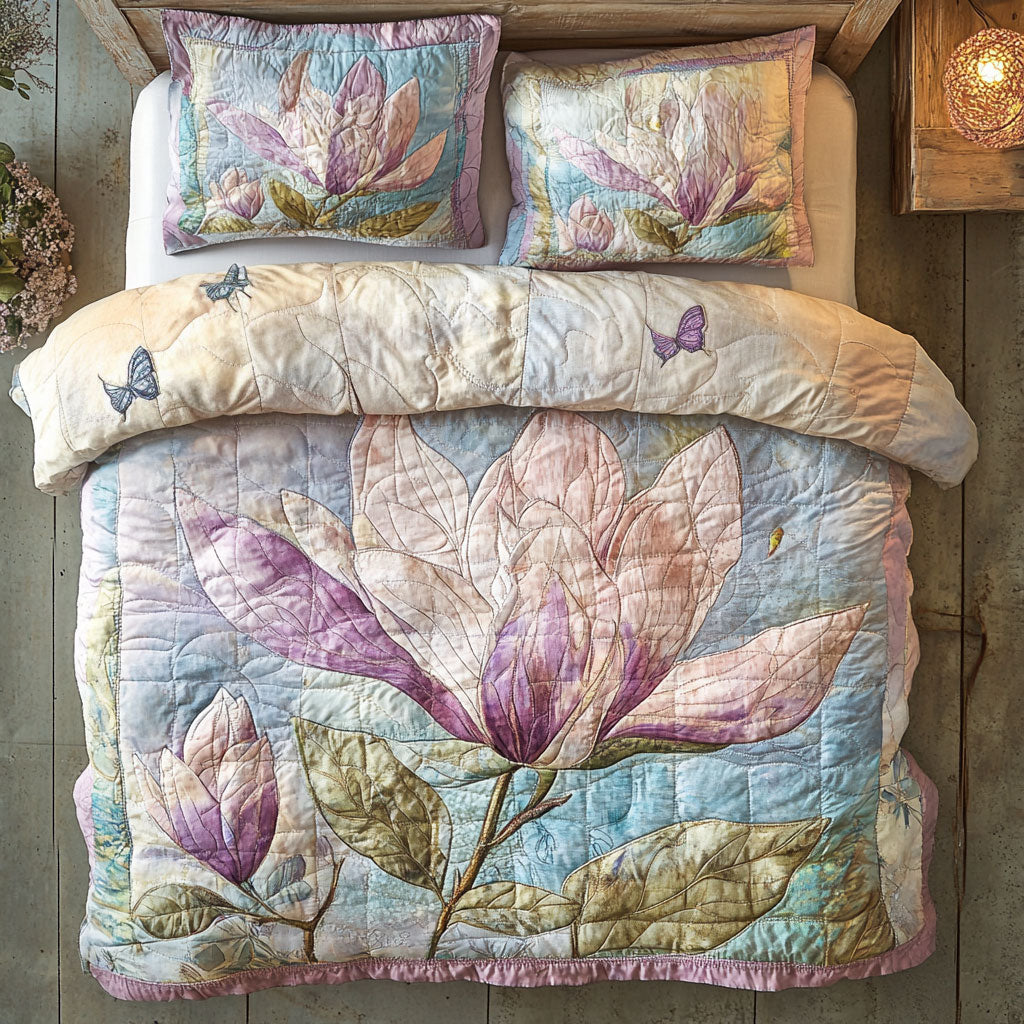 Ethereal Magnolia Glow WU1703058CL Duvet Cover Set