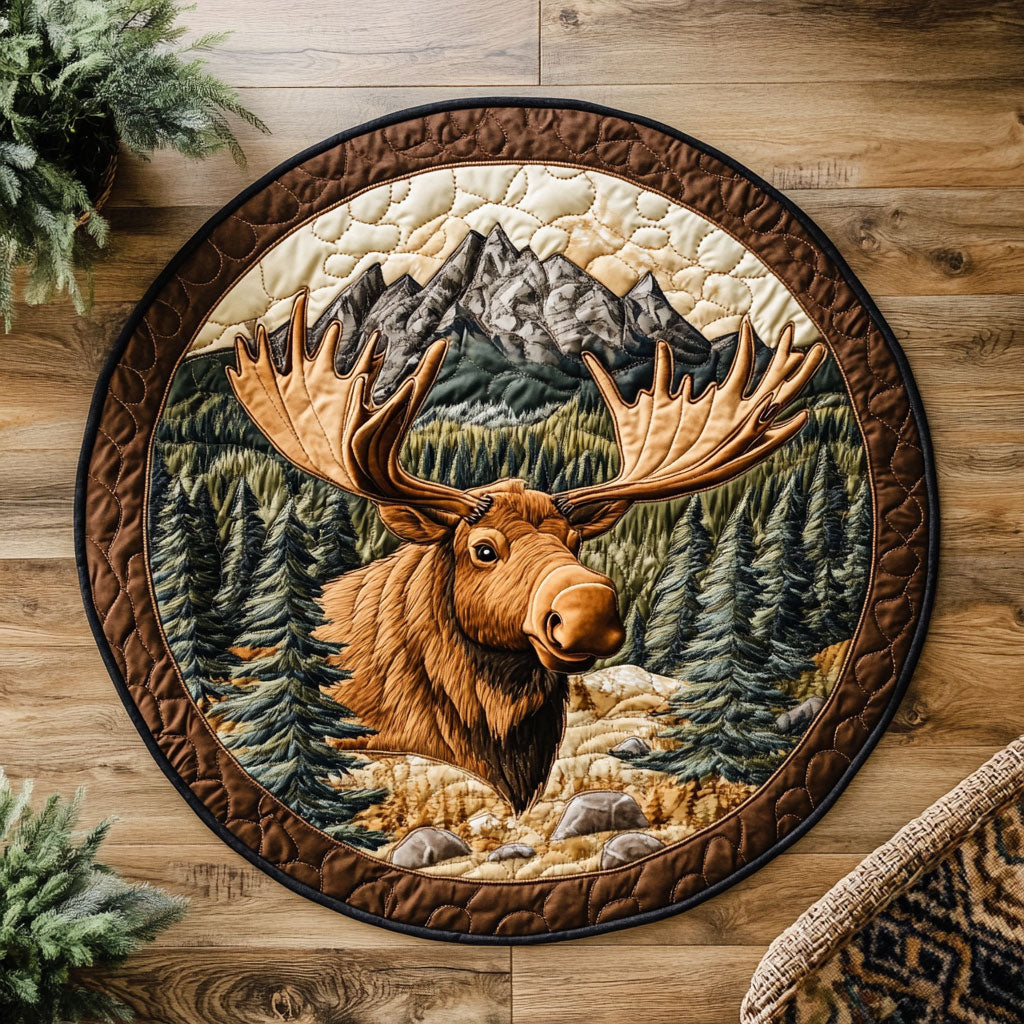 Forest Guardian CM2904036CL Quilted Round Mat
