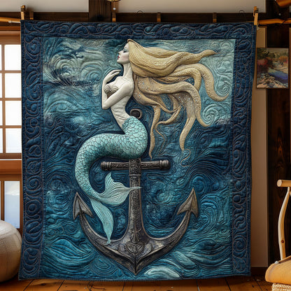 Anchor And Mermaid WY1903001CL Quilt