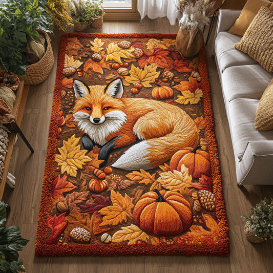 Pumpkin Patch Fox  CP1308114CL Area Rug