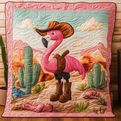 Howdy Flamingo WY0204016CL Quilt