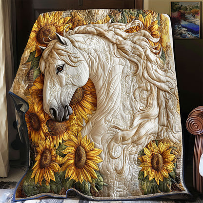 Sunflower Horse WY0402046CL Quilt