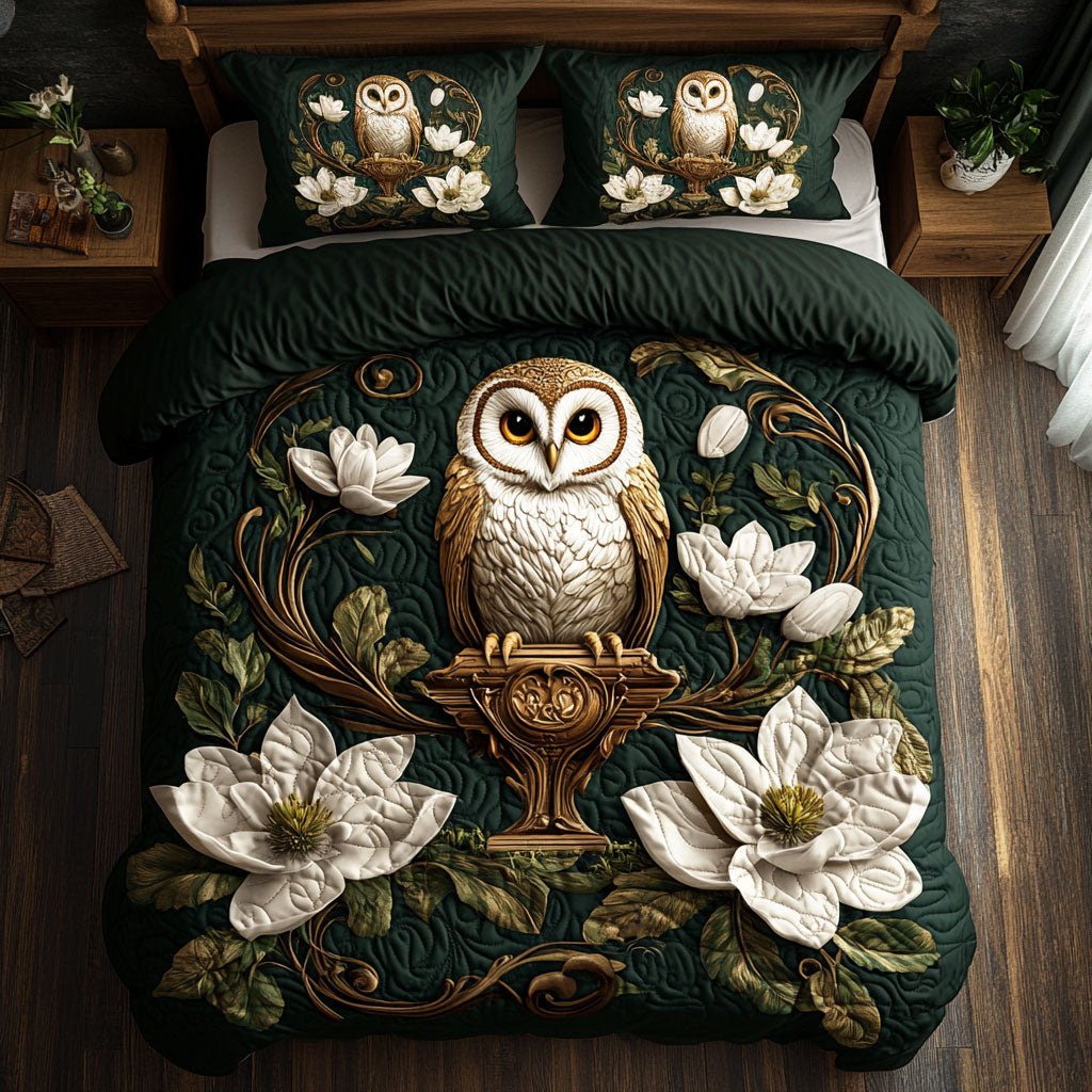 Magnolia And Owl WY3004061CL Duvet Cover Set