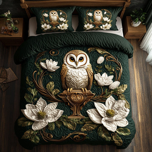 Magnolia And Owl WY3004061CL Duvet Cover Set