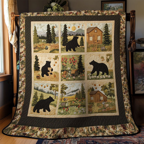 Cabin Bears WY1703108CL Quilt