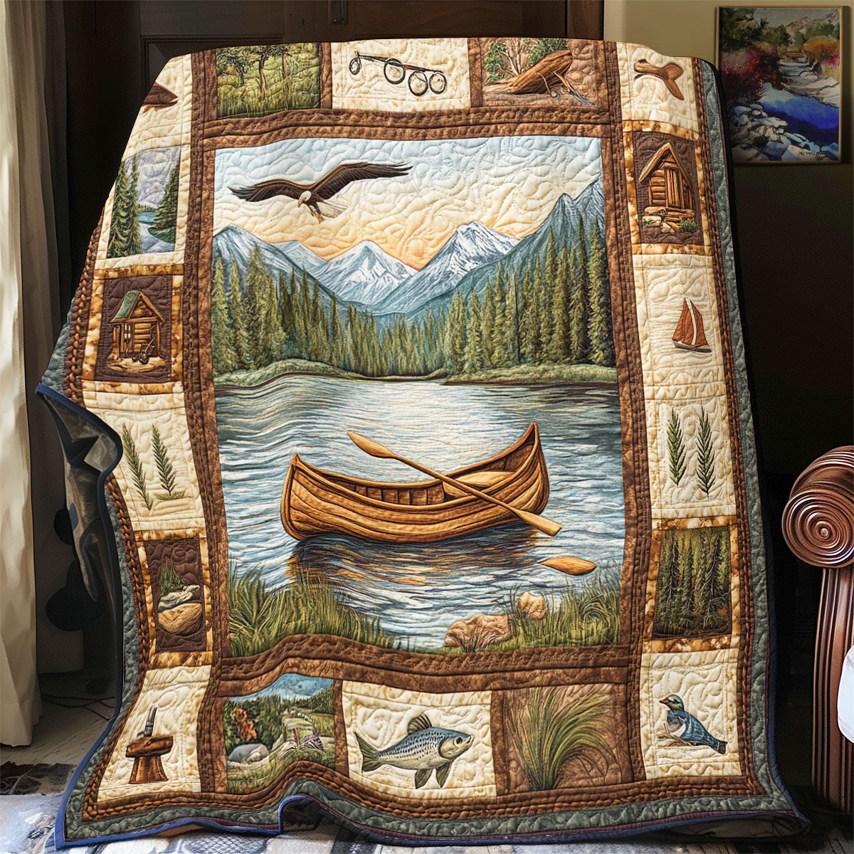 Mountain Lake WY1703111CL Quilt