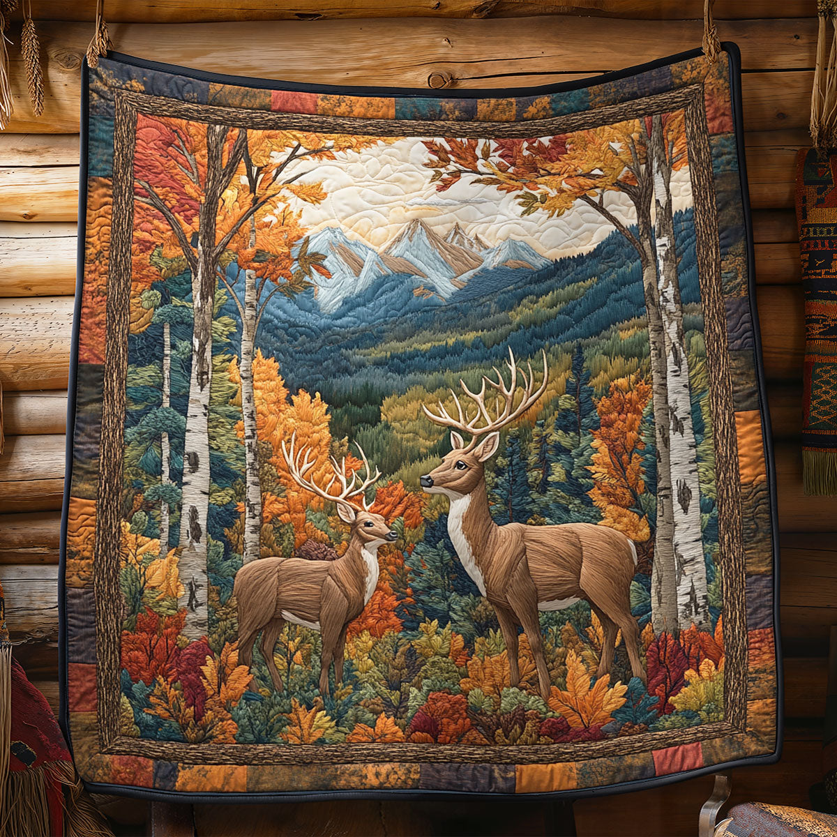 Forest Deer CM30040025CL Quilt