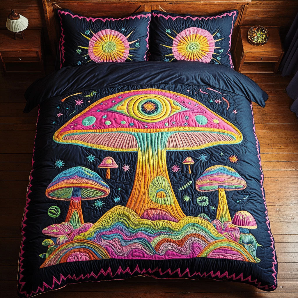 Colorful Mushroom WY1705006CL Duvet Cover Set