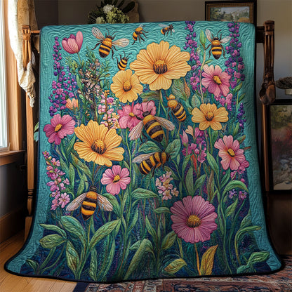 Spring Bees WY1803051CL Quilt