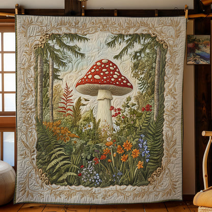 Toadstool Wonderland WY1203075CL Quilt