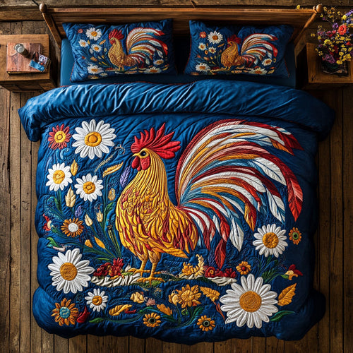 Daisy Rooster WY2005005CL Duvet Cover Set